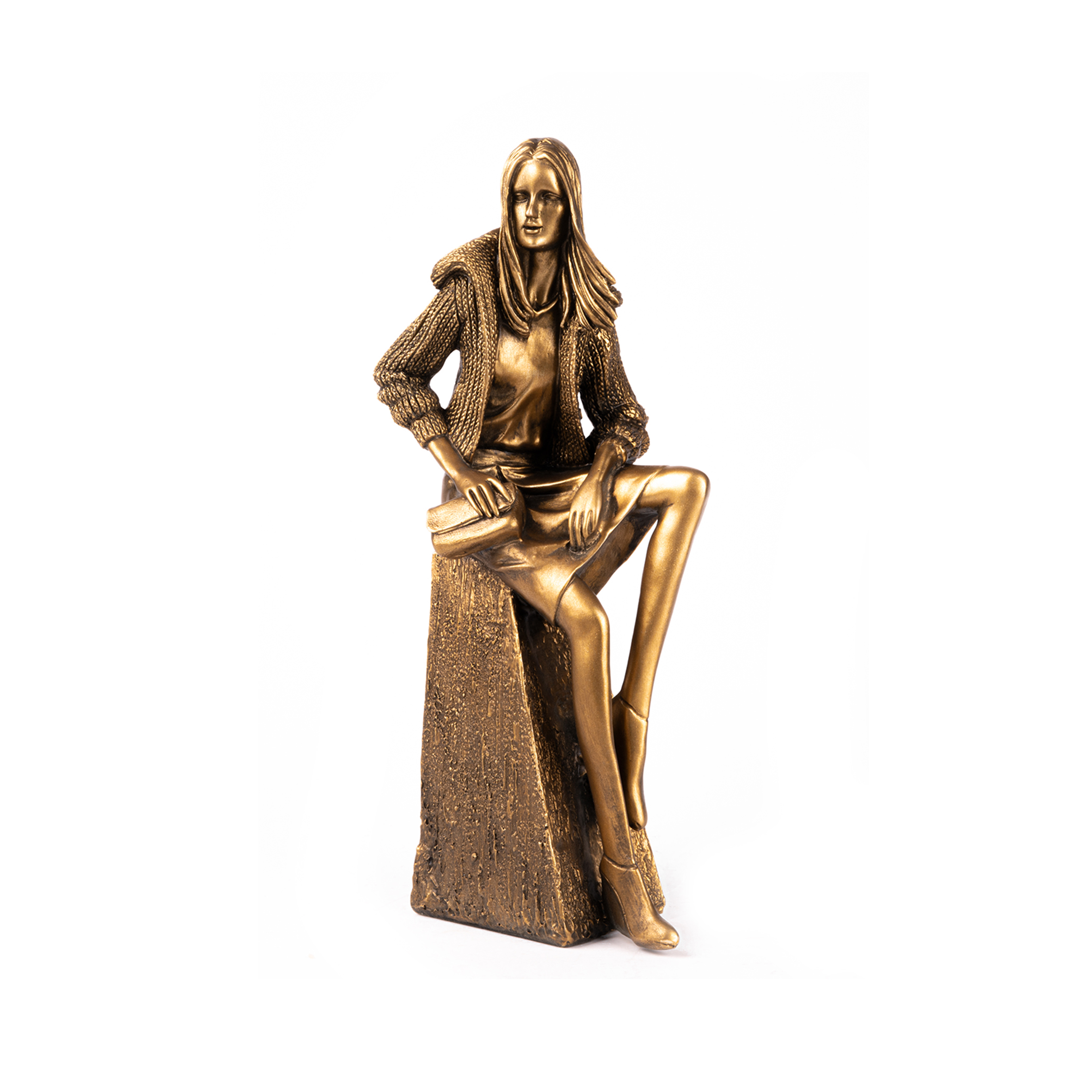 مجسمه گلد کیش مدل زن کد GK4556-1