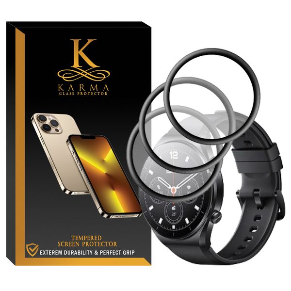 محافظ صفحه نمایش کارما مدل KA-PM مناسب برای ساعت هوشمند شیائومی Smart Watch S1 بسته سه عددی