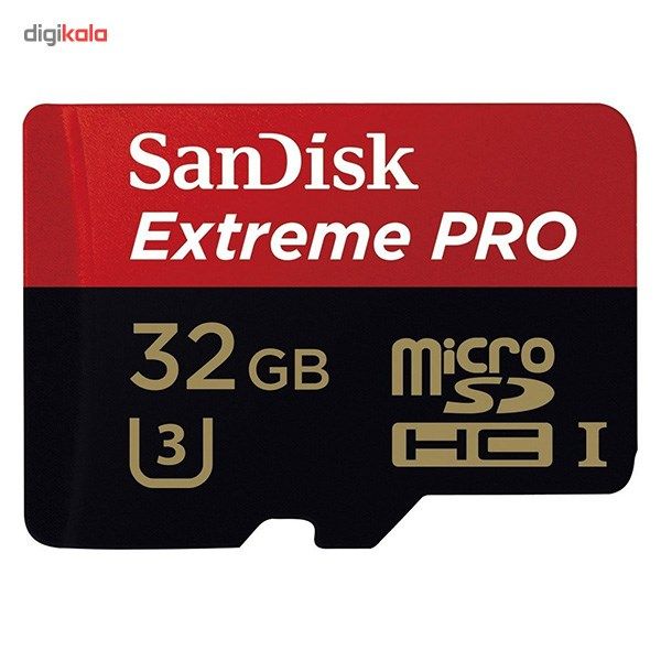 کارت حافظه MicroSDHC سن دیسک مدل Extreme Pro کلاس 10 استاندارد UHS-I U3 سرعت 95MBps 633X ظرفیت 32 گیگابایت