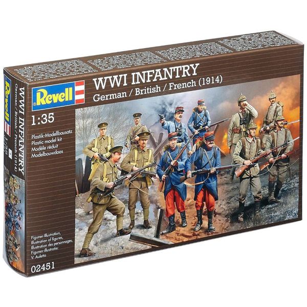 مدلسازی Revell مدل WWI Infantry 1914