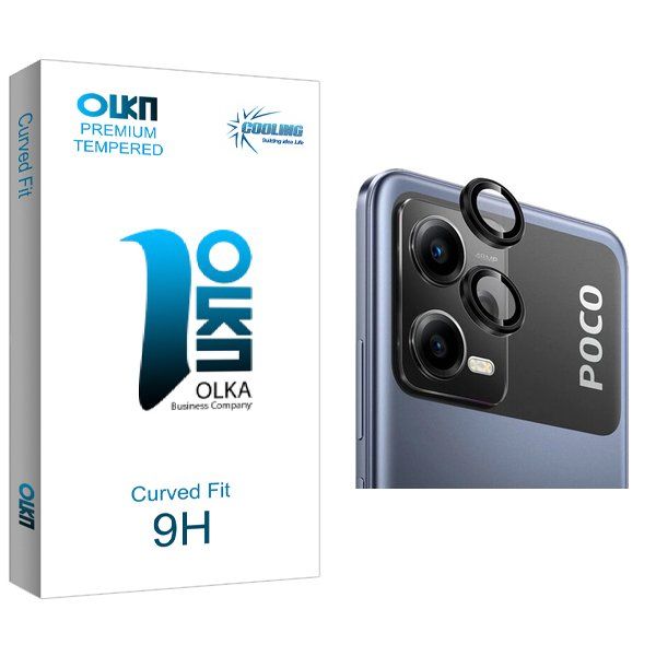 محافظ لنز گوشی کولینگ مدل Olka ringi مناسب برای گوشی موبایل شیائومی Poco X5 Pro