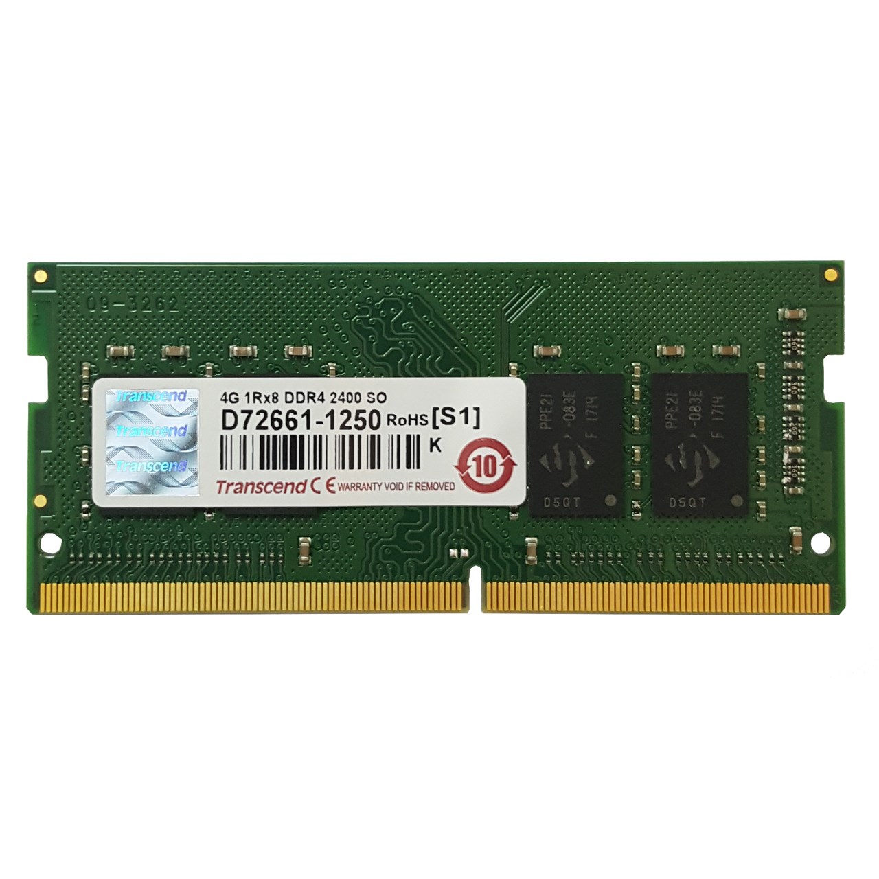 رم لپ تاپ ترنسند مدل DDR4 2400 Mhz SODIMM ظرفیت 4 گیگابایت