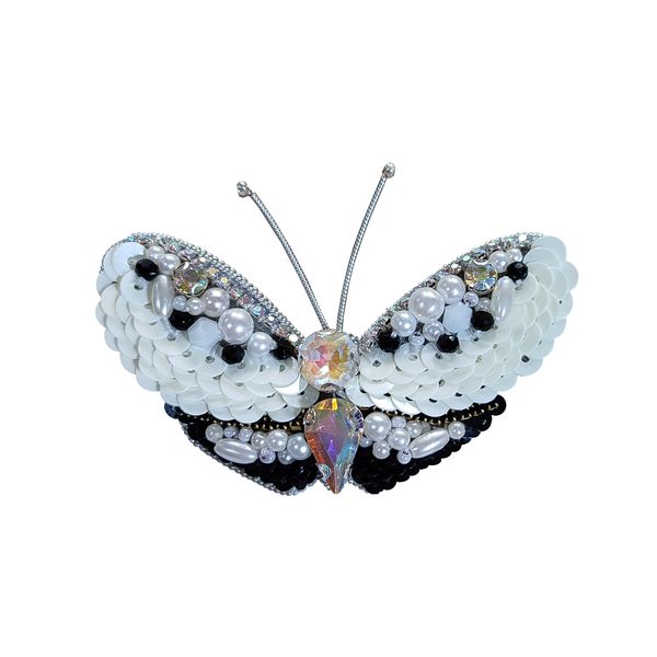 گل سینه دست ساز زنانه مدل پروانه