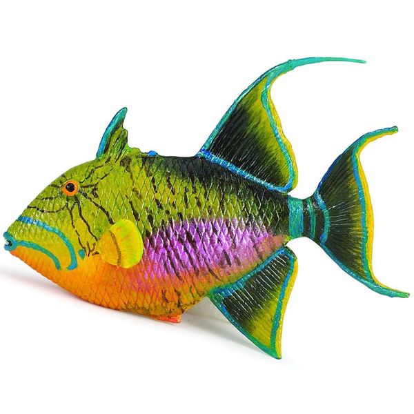 عروسک سافاری مدل Queen Triggerfish سایز کوچک