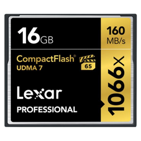 کارت حافظه CF لکسار مدل Professional CompactFlash سرعت 1066X 160MBps ظرفیت 16 گیگابایت