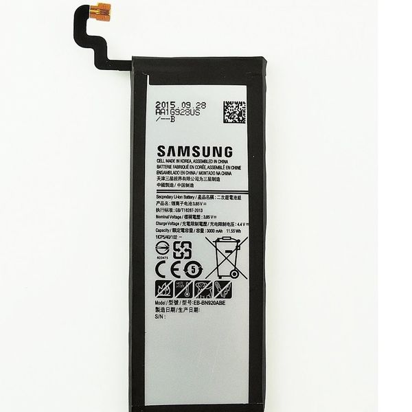  باتری گوشی مدل EB-BN920ABE با ظرفیت 3000 آمپر مناسب برای گوشی سامسونگ GALAXY NOTE 5