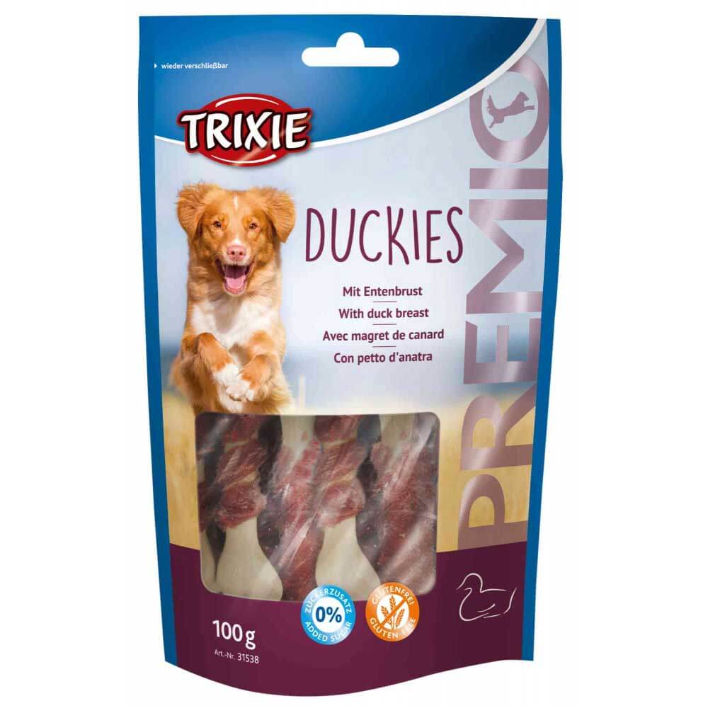 غذای تشويقي سگ تريكسي مدل Duckies وزن 100گرم