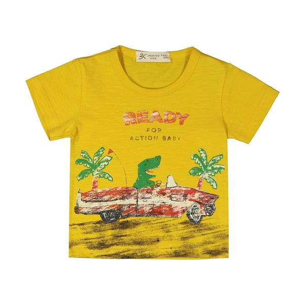 تی شرت نوزادی پسرانه بی کی مدل 2211118-16