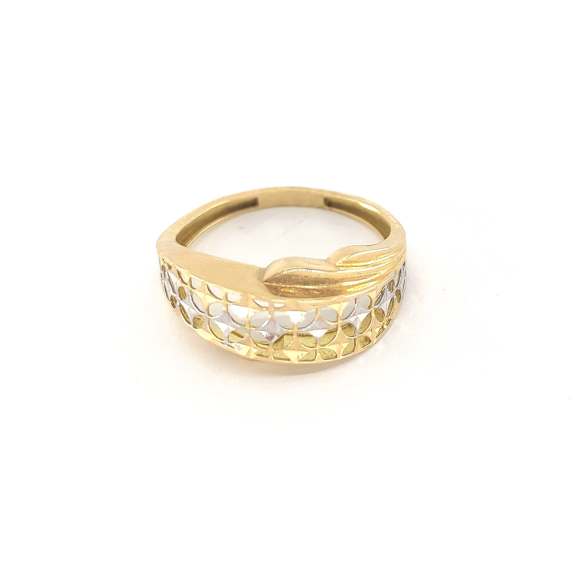 انگشتر طلا 18 عیار زنانه طلا و جواهرسازی افرا مدل 188