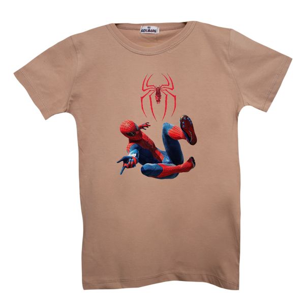 تی شرت آستین کوتاه پسرانه مدل مرد عنکبوتی کد 21