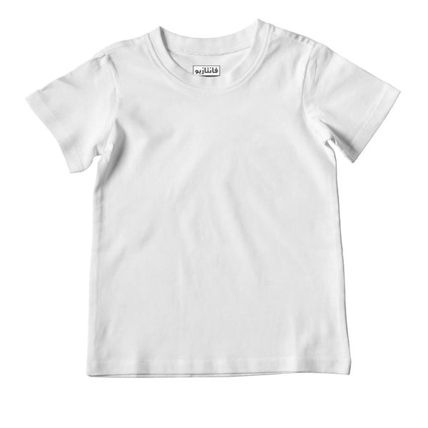 تی شرت آستین کوتاه دخترانه فانتازیو مدل یونی کد 118