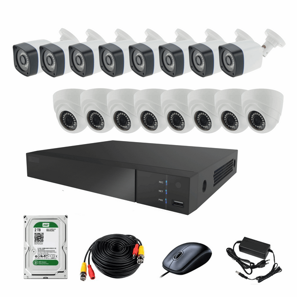 سیستم امنیتی ای اچ دی فوتون کاربری مسکونی و فروشگاهی 16 دوربین