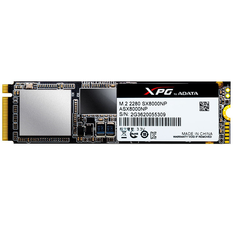 حافظه SSD ای دیتا مدل SX8000NP-512GM-C ظرفیت 512 گیگابایت