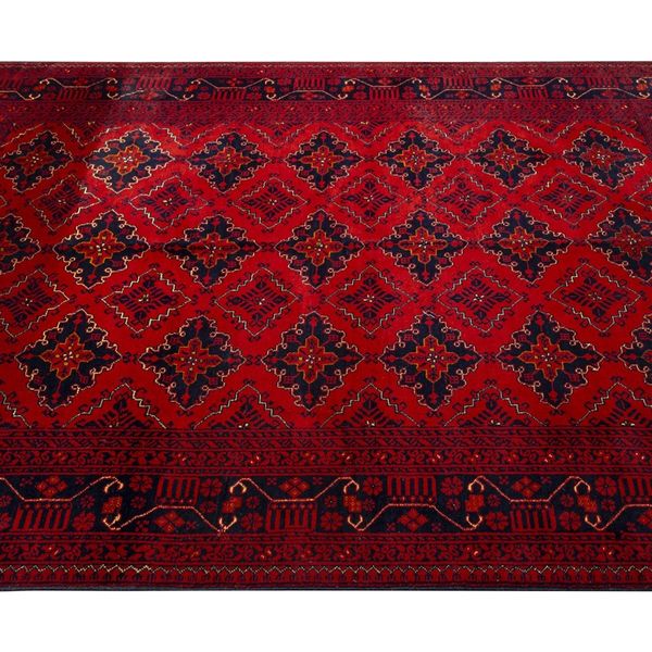 فرش دستباف شش متری طرح افغان مدل عشایری کد D02161A