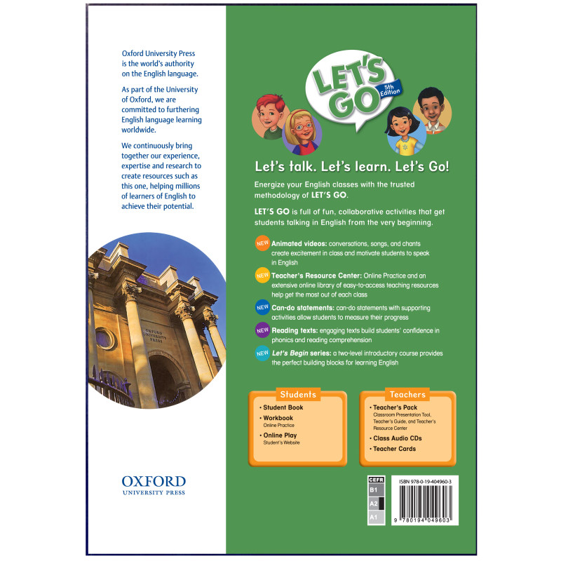 کتاب Lets Go 4 Fifth Edition اثر جمعی از نویسندگان انتشارات رهنما