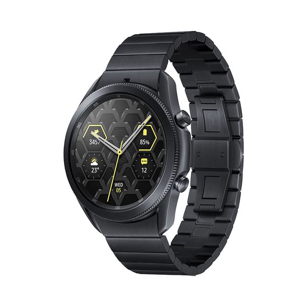 ساعت هوشمند سامسونگ مدل Watch3 Titanium 45mm بند فلزی