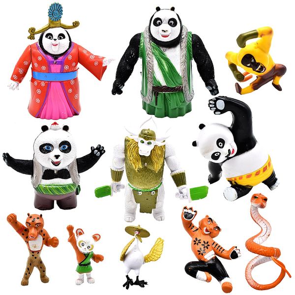 اکشن فیگور آکو مدل Kongfu Panda بسته 11 عددی