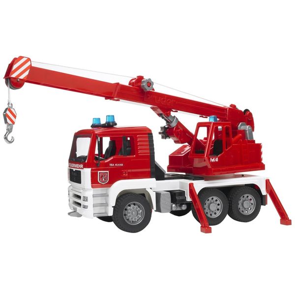 ماشین بازی برودر مدل Man Fire Engine Crane Truck