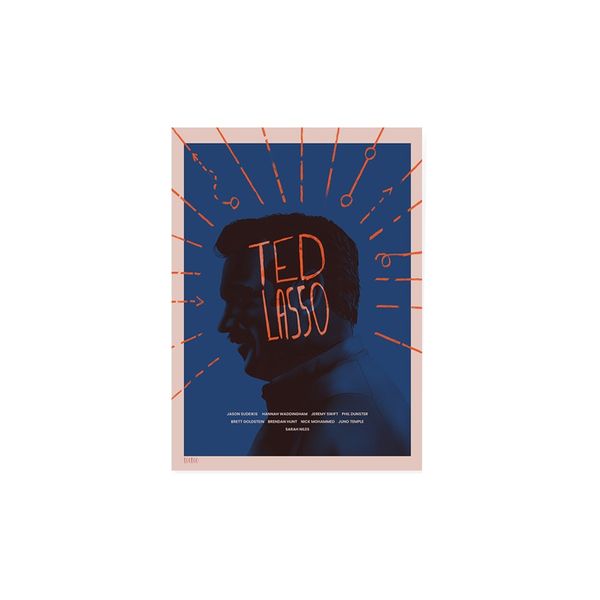 کارت پستال لولو مدل سریال تد لسو TED LASSO کد 714