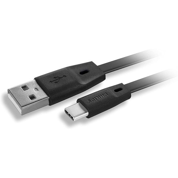 کابل تبدیل USB به USB -c فیلیپس مدل DLC2529CB طول 1.8 متر