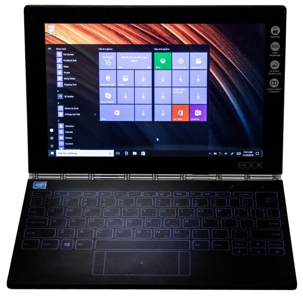 تبلت لنوو مدل Yoga Book With Windows WiFi ظرفیت 128 گیگابایت