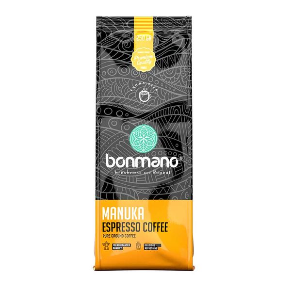 قهوه اسپرسو مانوکا بن مانو -250 گرم