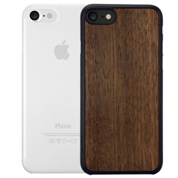 کاور اوزاکی مدل Ocoat Jelly Wood 2 In 1 مناسب برای گوشی موبایل آیفون 8/7