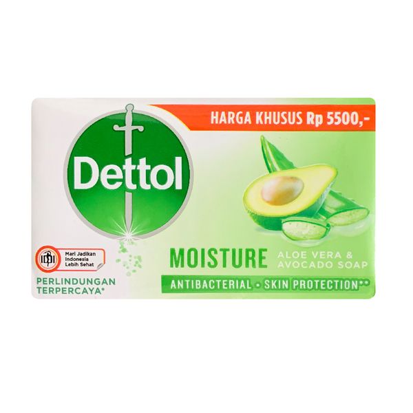 صابون ضد باکتری دتول مدل MOISTURE وزن 100 گرم