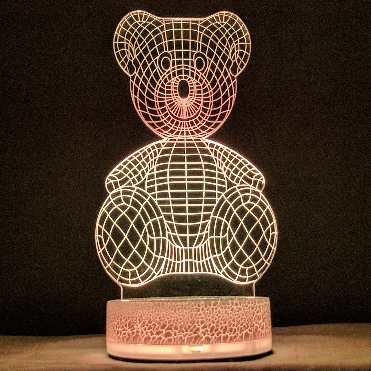 چراغ خواب سه بعدی زیما مدل Teddy Bear