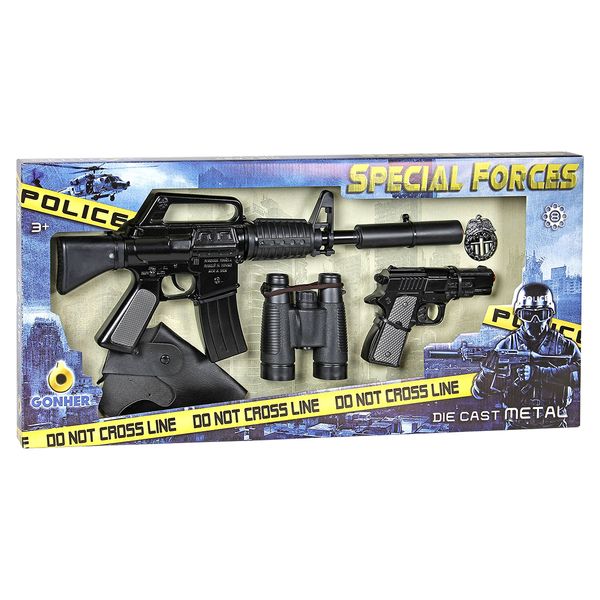 ست تفنگ بازی گانهر مدل پلیس