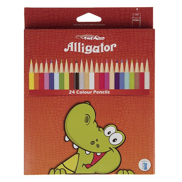 مداد رنگی 24 رنگ الیگیتور