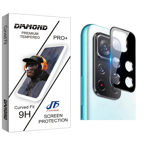 محافظ لنز گوشی جی اف مدل Diamond 3D مناسب برای گوشی موبایل شیائومی Redmi Note 11