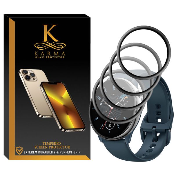 محافظ صفحه نمایش کارما مدل KA-PM مناسب برای ساعت هوشمند شیائومی GTR Mini بسته چهار عددی
