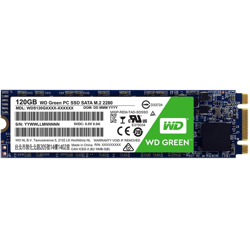حافظه SSD  مدل GREEN WDS120G1G0B ظرفیت 120 گیگابایت