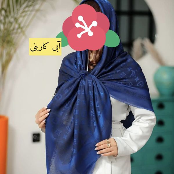 روسری زنانه مدل ابریشم ژاکارد دورو