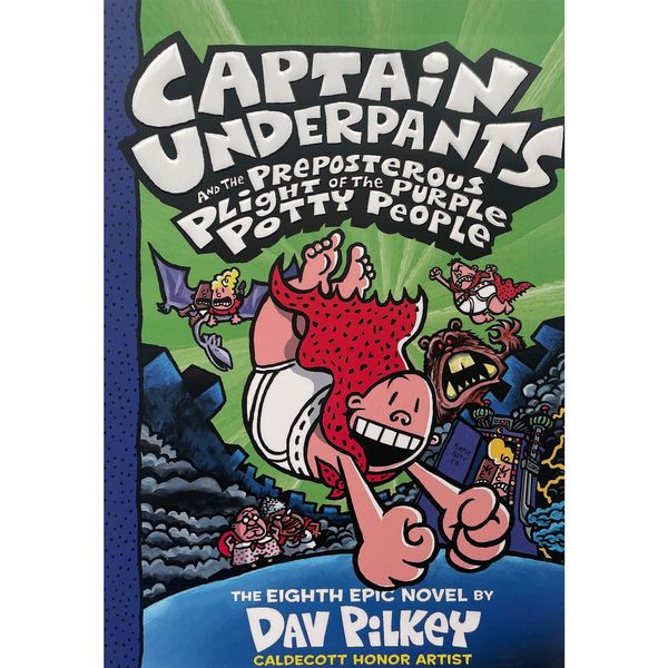 کتاب 8 Captain Underpants اثر Dav Pilkey انتشارات معیار علم