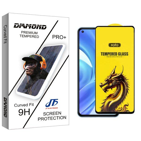 محافظ صفحه نمایش جی اف مدل Diamond Y-Horo مناسب برای گوشی موبایل شیائومی mi 11 lite