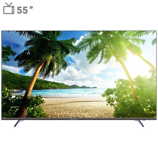 تلویزیون ال ای دی هوشمند سینگل مدل 5520US سایز 55 اینچ 