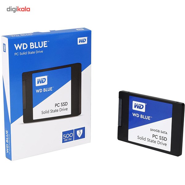 حافظه SSD وسترن دیجیتال مدل BLUE ظرفیت 500 گیگابایت