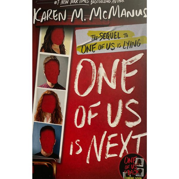 کتاب One of us is next اثر Karen M McManus انتشارات معیار علم