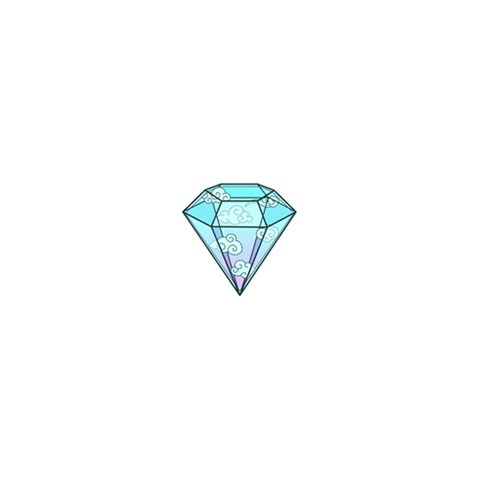 استیکر لپ تاپ لولو طرح الماس اسمونی کد 571
