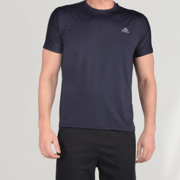 تی شرت آستین کوتاه ورزشی مردانه آدیداس مدل 8493 رنگ آبی