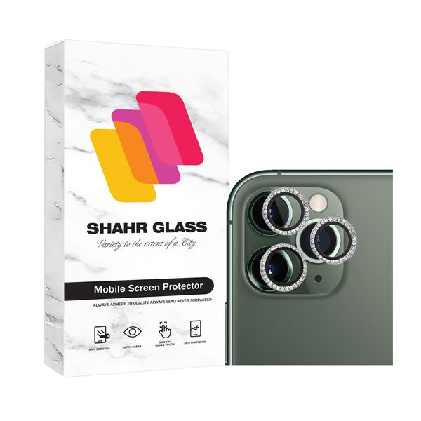  محافظ لنز دوربین شهر گلس مدل RNGLNSH مناسب برای گوشی موبایل اپل iPhone 12 Pro / iPhone 11 Pro Max / iPhone 11 Pro 