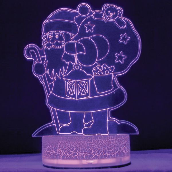 چراغ خواب سه بعدی زیما مدل بابانوئل