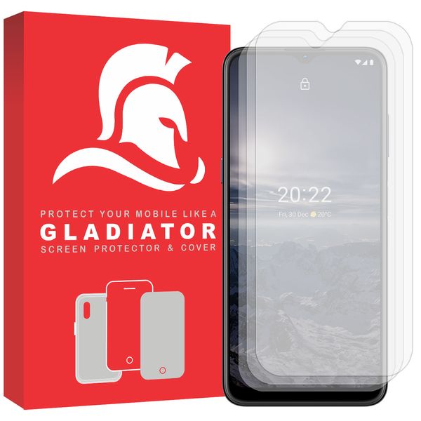  محافظ صفحه نمایش گلادیاتور مدل GLN3000 مناسب برای گوشی موبایل نوکیا G21 بسته سه عددی