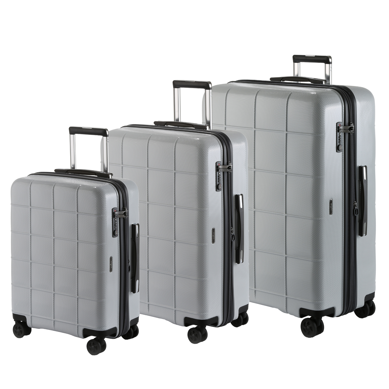 مجموعه سه عددی چمدان اکولاک مدل اسکوارپرو