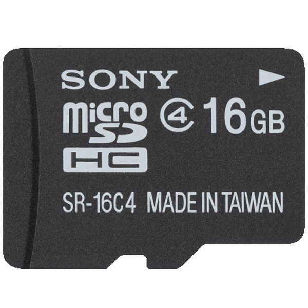 کارت حافظه ی میکرو SD سونی کلاس 4 - 16 گیگابایت با آداپتور