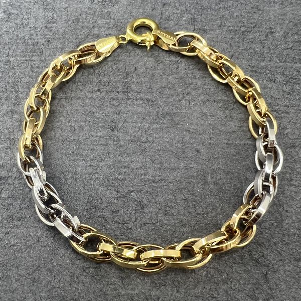 دستبند طلا 18 عیار زنانه دوست خوب مدل dk155