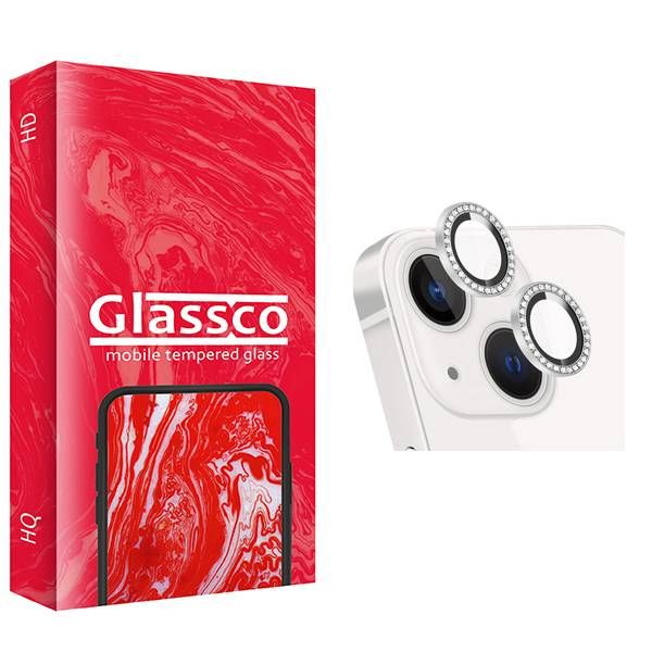 محافظ لنز دوربین گلس کو مدل CGo1 رینگی نگین دار مناسب برای گوشی موبایل اپل iPhone 14