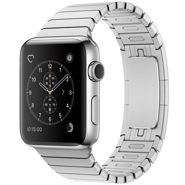 ساعت هوشمند اپل واچ سری 2 مدل 42mm Stainless Steel Case with Link Bracelet Band